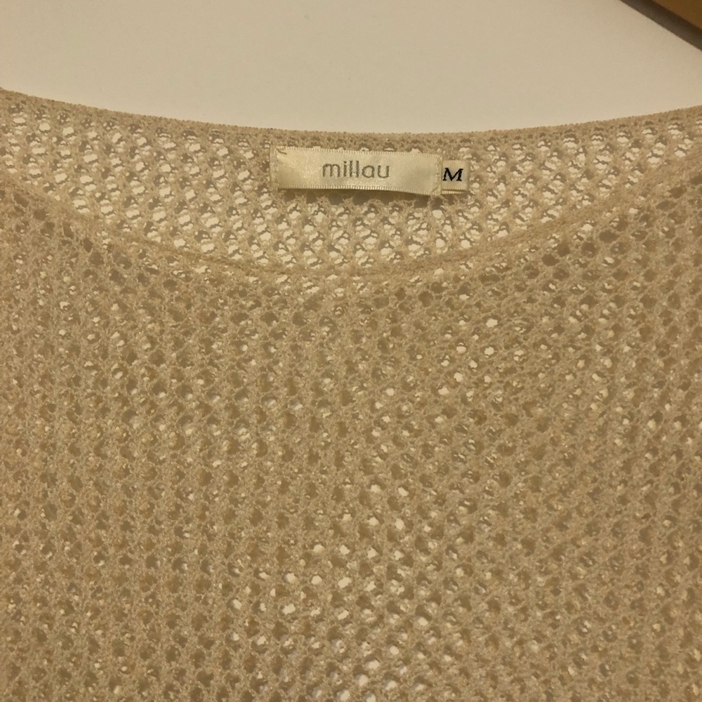 Mesh beach cover up